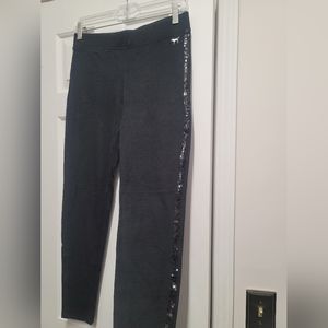 PINK Victoria's Secret Black Leggings (M)